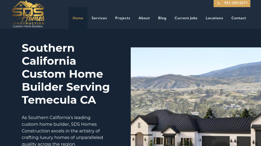 SDS HOMES, LLC website