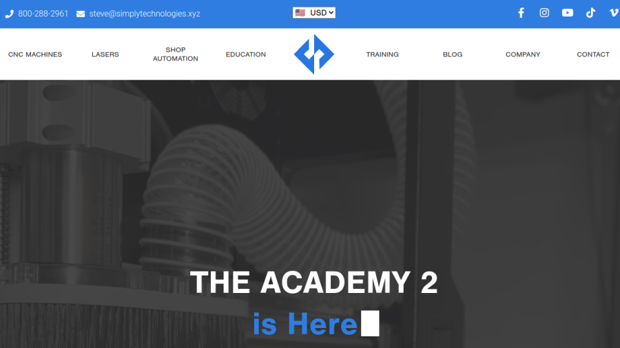 Simply Technologies Group Inc. website screenshot