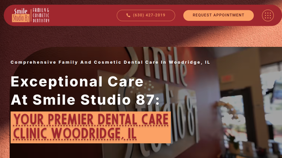 Smile Studio 87 website screenshot