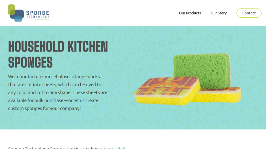 Sponge Technology Corporation website