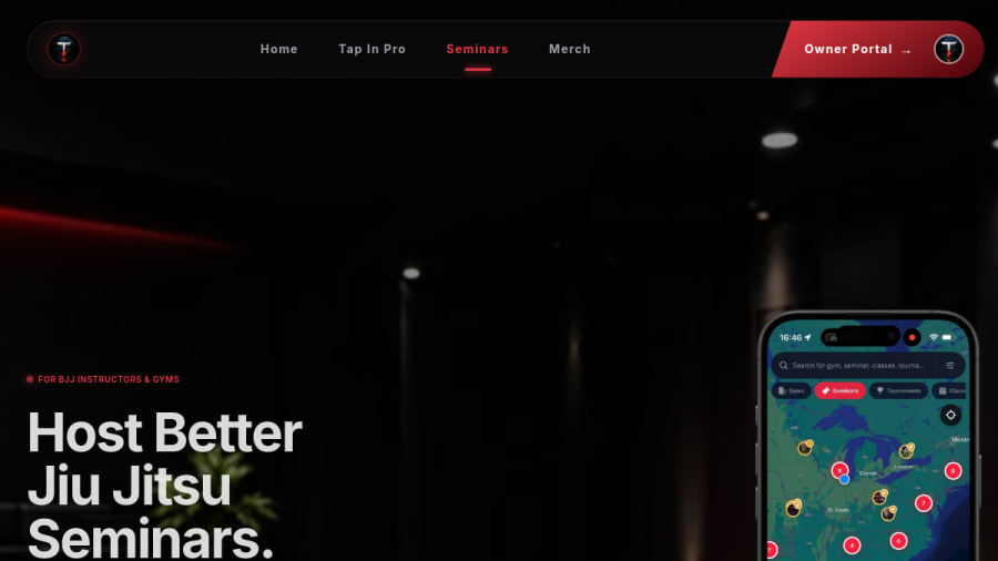 Tap In Pro website