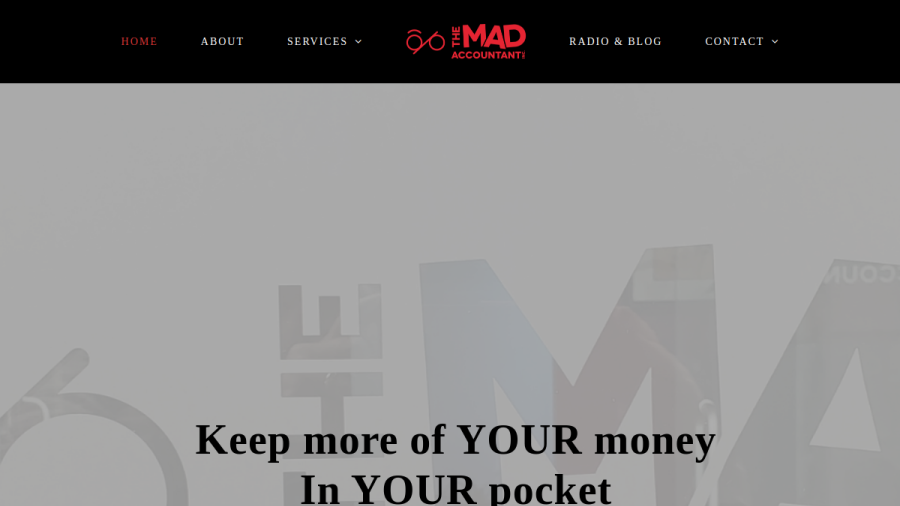 The Mad Accountant Inc. website