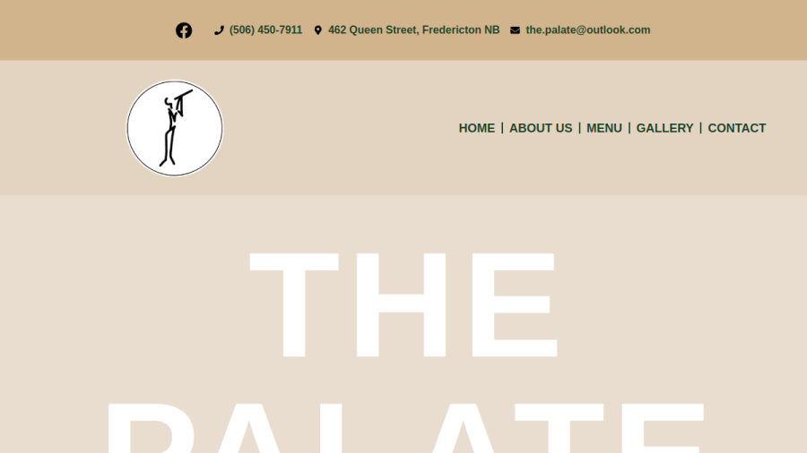 THE PALATE website screenshot