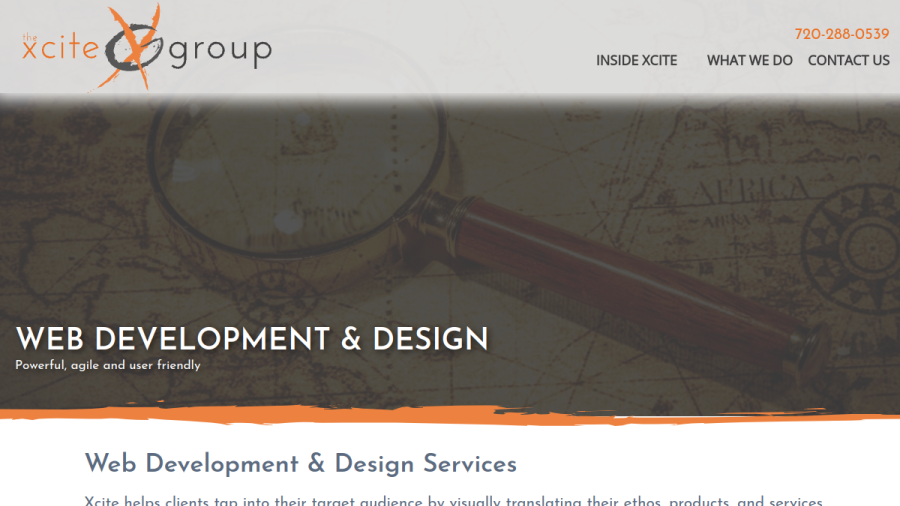 The Xcite Group website
