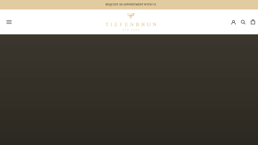 Screenshot of the Tiefenbrun website