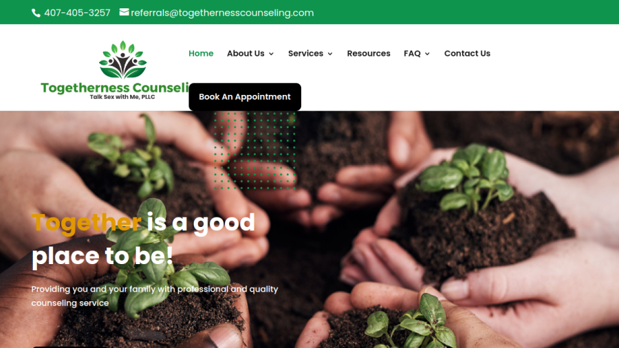 Togetherness Counseling website