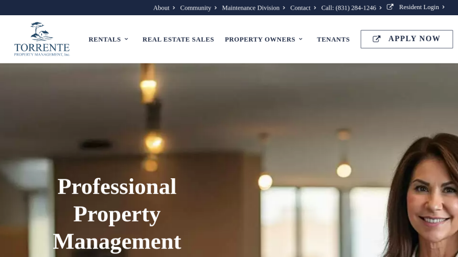 Torrente Property Management, Inc. website