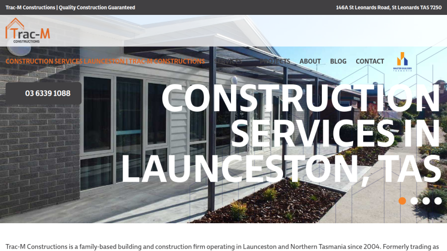 Trac-M Constructions website