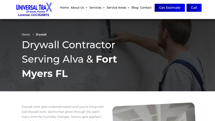 Universal Trax of South Florida website