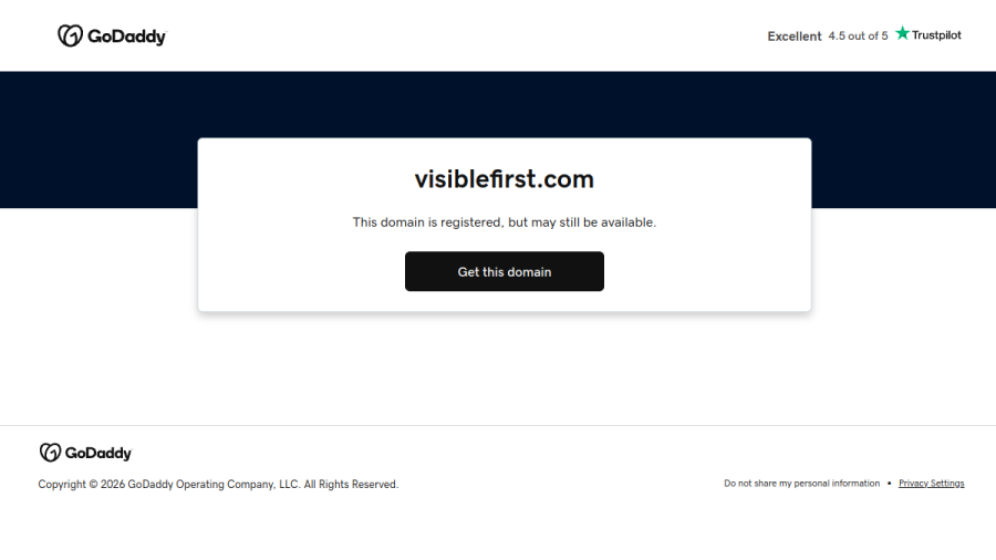 VisibleFirst website