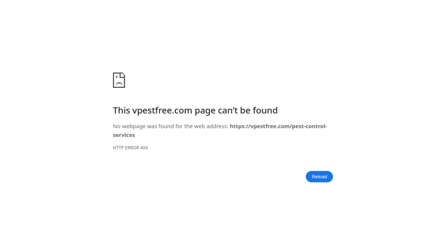 Venus Pest Control website