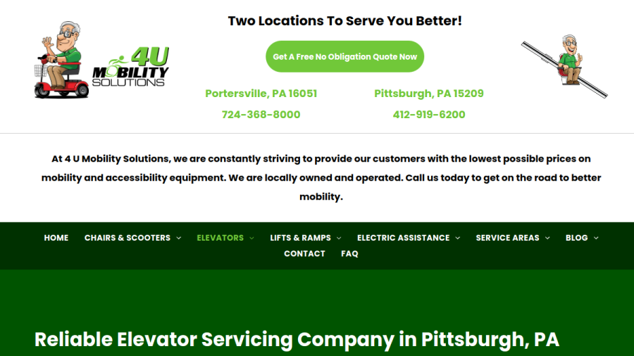 4 U Mobility Solutions website