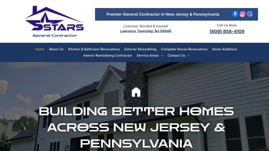 5 Stars General Contractor Inc website
