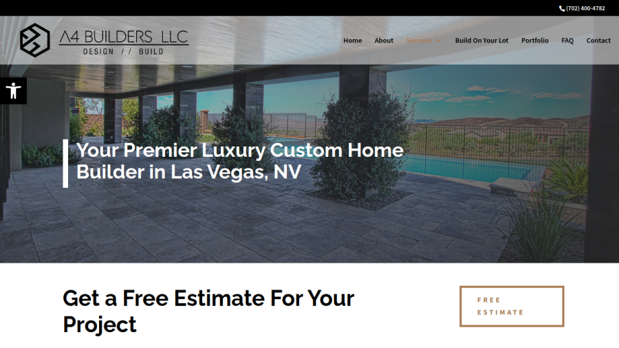 A4 Builders website