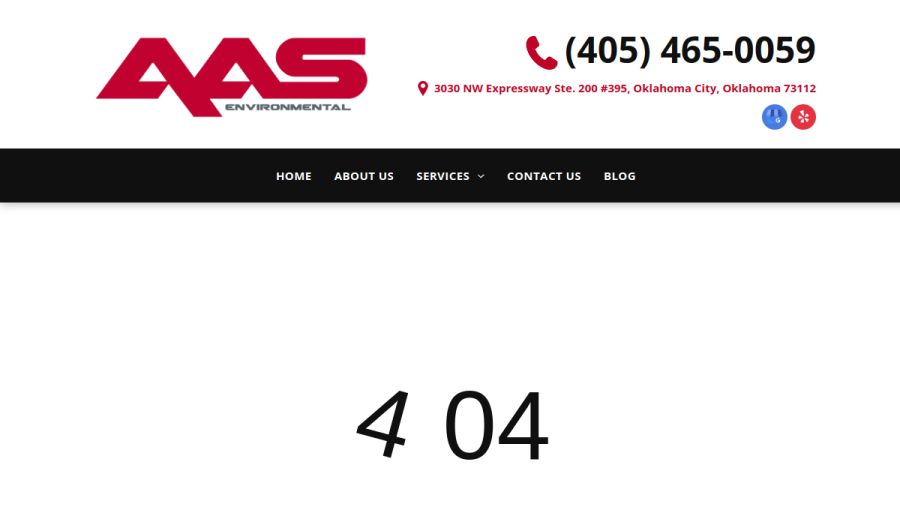 AAS Environmental website