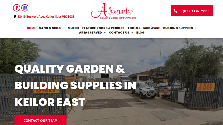 Alexander Building And Sand Supply Pty Ltd website