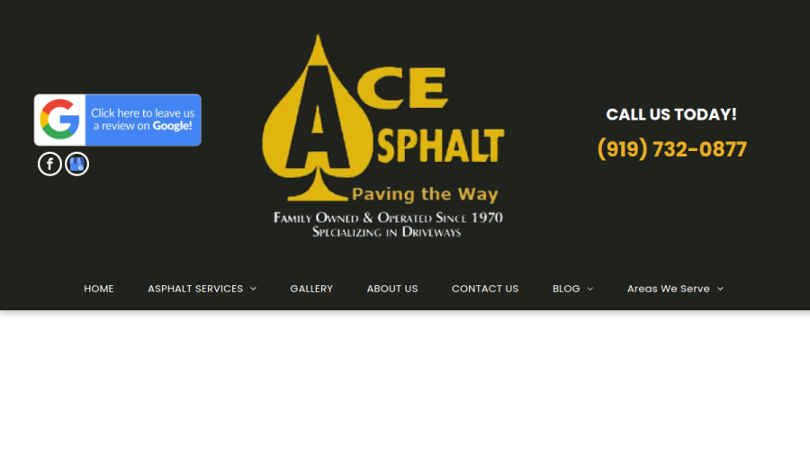 Ace Asphalt website