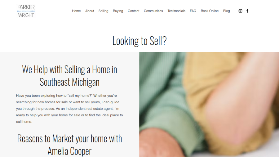 Screenshot of the ACrealtor1 website