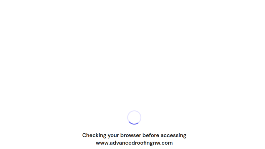 Screenshot of Advanced Roofing website