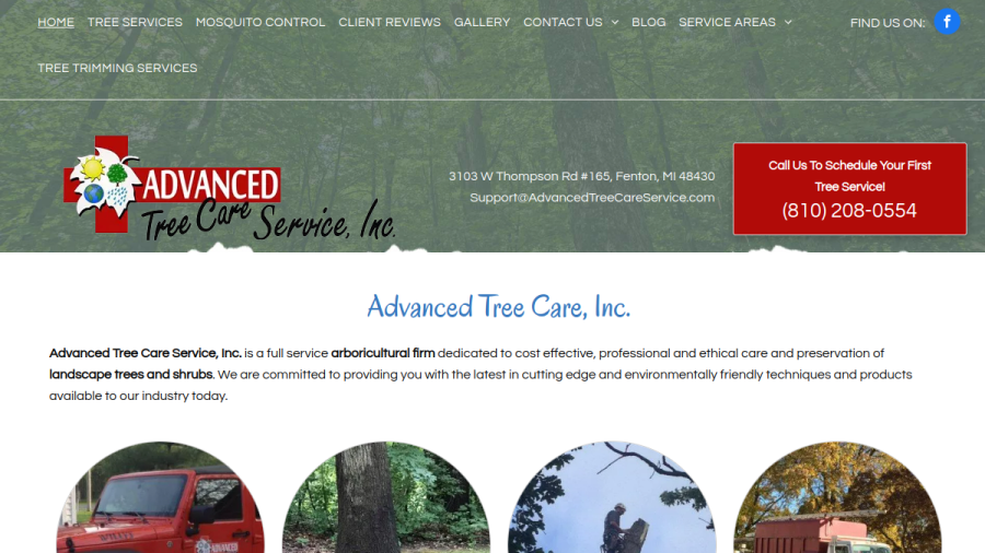 Advanced Tree Care Service, Inc website