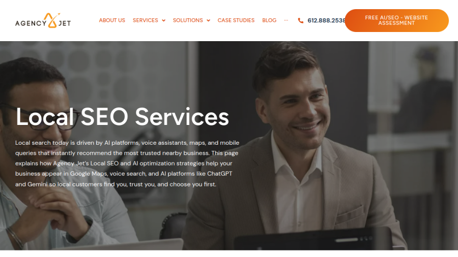 Agency Jet, LLC website