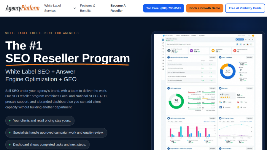 Agency Platform website