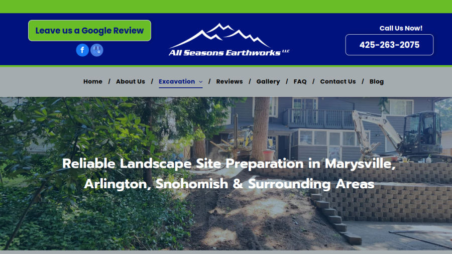 All Seasons Earthworks website