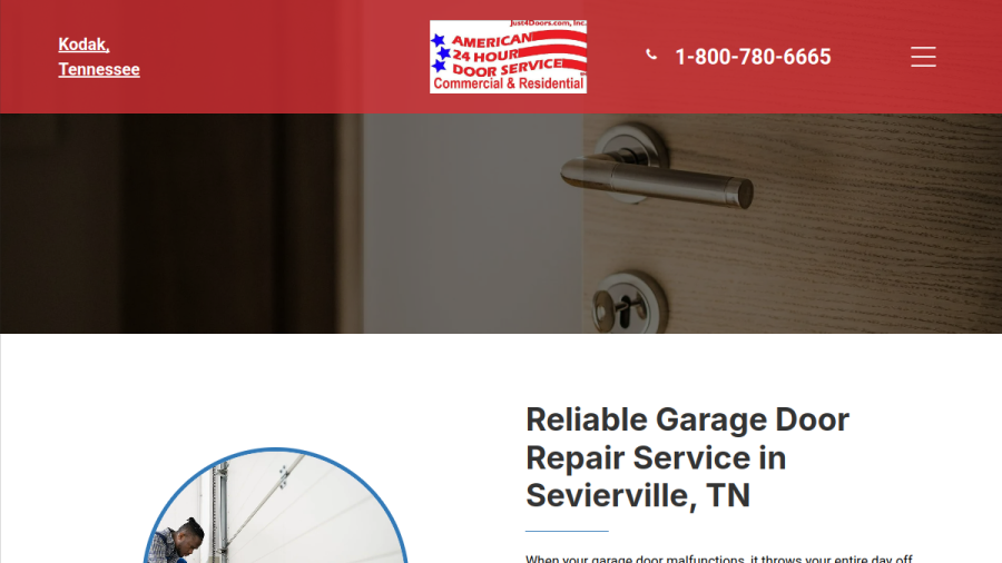 A-24 Hour Door America website