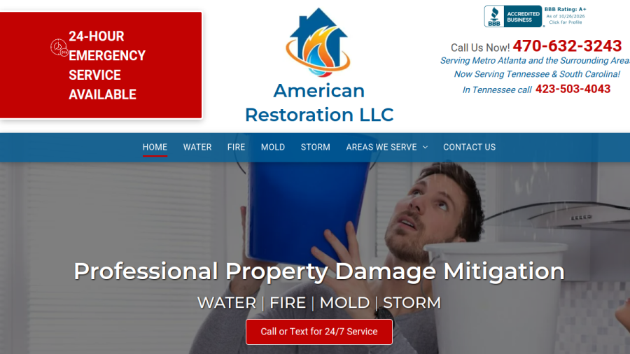 American Restoration LLC website
