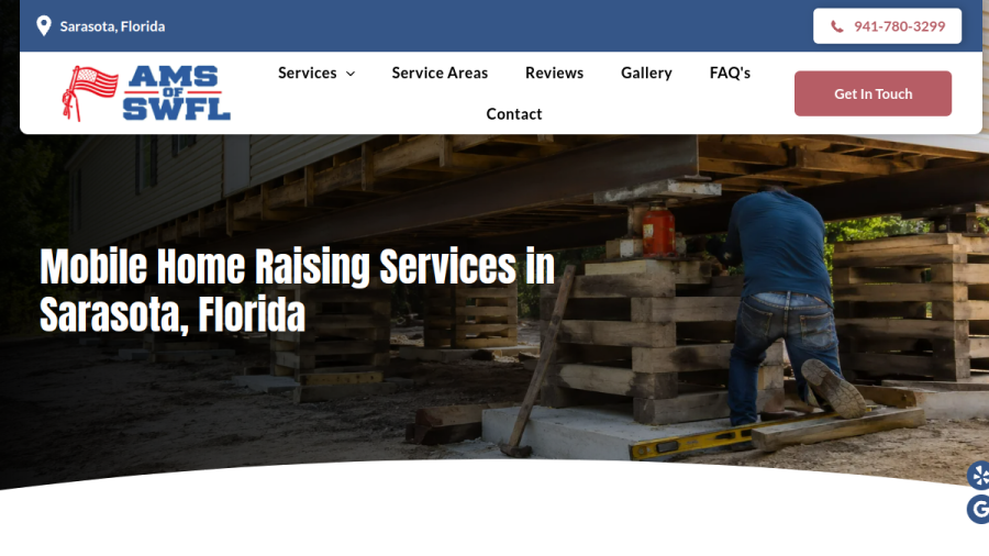 AMS Mobile Home Services of SWFL LLC website