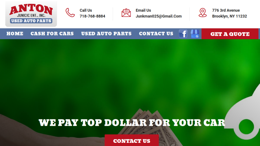 Anton Junicic Ent. Inc. website