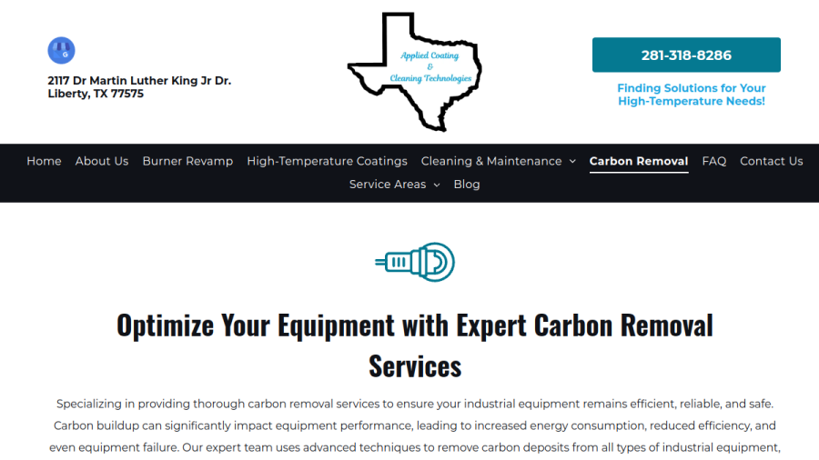 Applied Coating & Cleaning Technologies website