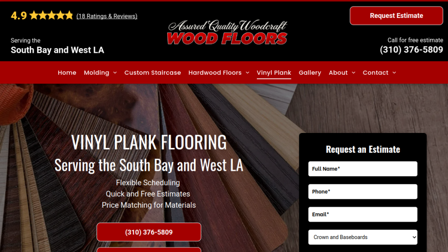 Assured Quality Woodcraft website