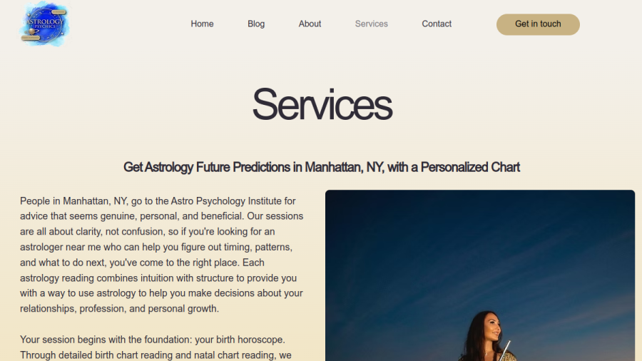 Astro Pyschology Institute LLC website