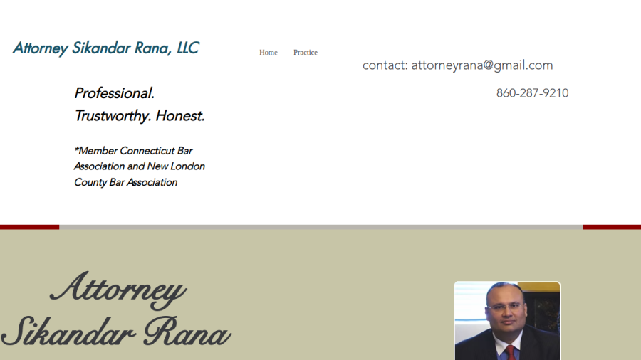 Law Office of Rana Silkandar - New London-Norwich website