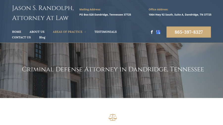 Jason S. Randolph, Attorney at Law website