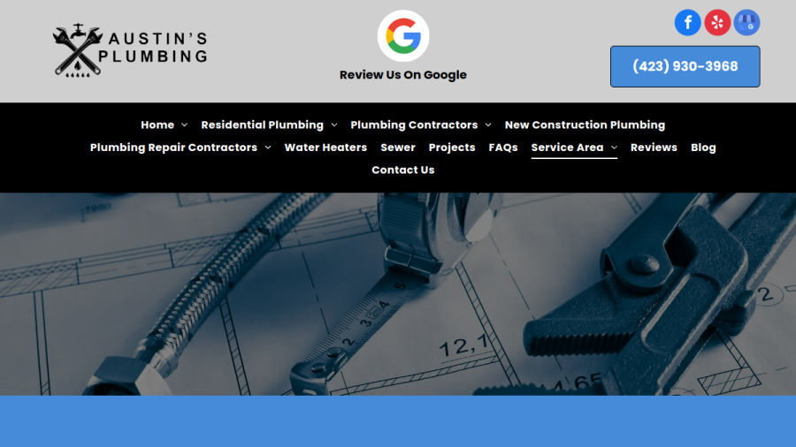 Austin's Plumbing LLC website