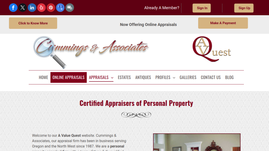 Cummings & Associates website