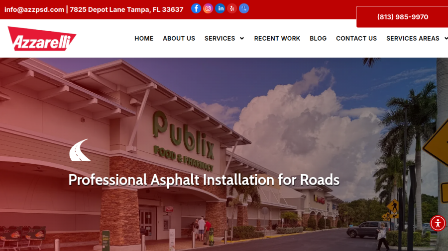 Azzarelli Precision Paving website