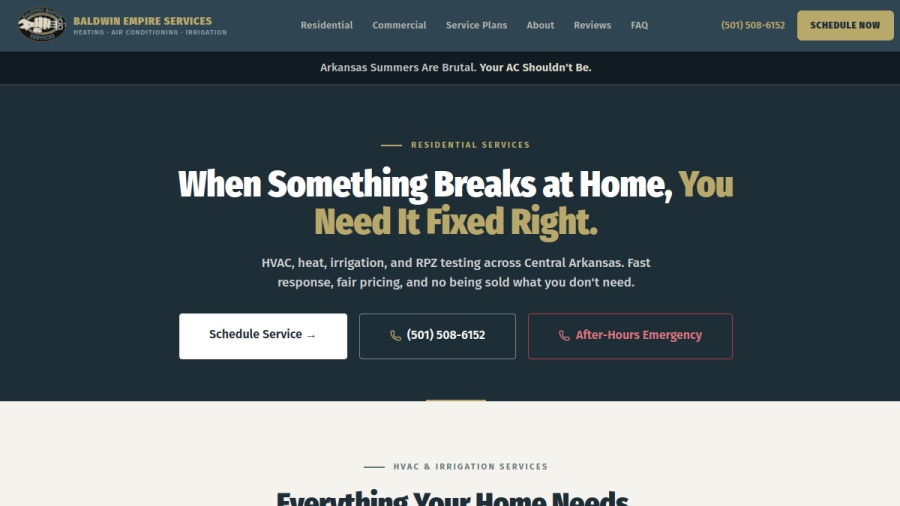 Baldwin Empire Services, LLC website