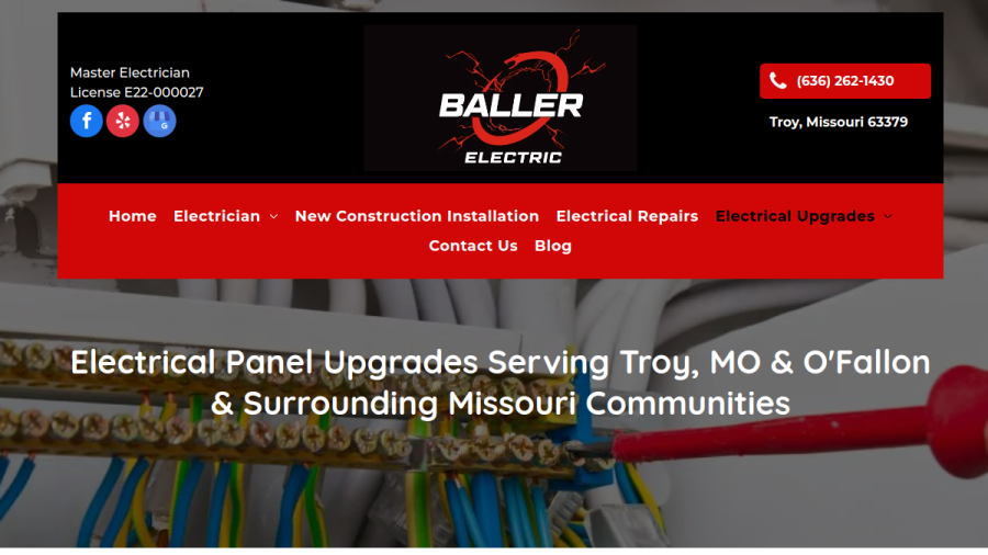 Baller Electric website