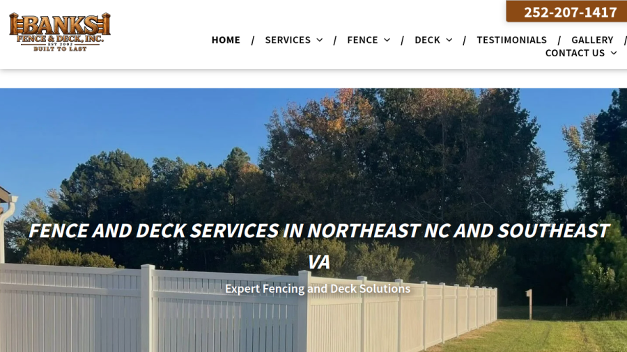 Banks Exteriors Plus Inc website
