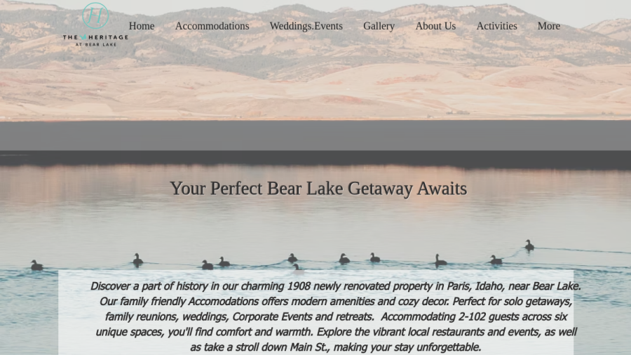 The Heritage at Bear Lake website