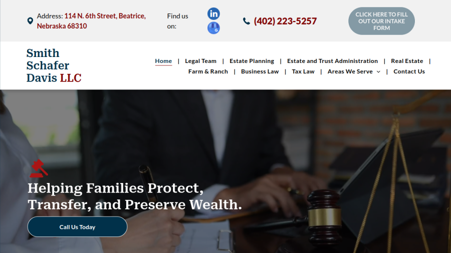 Smith Schafer Davis LLC website