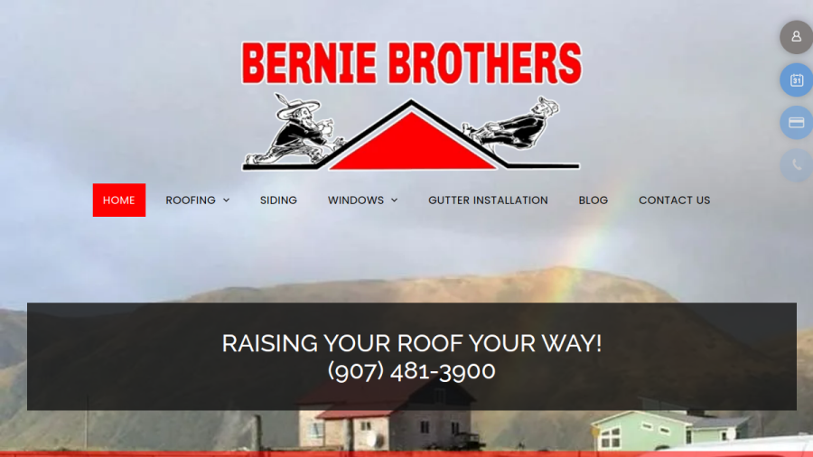 Screenshot of Bernie Brothers website