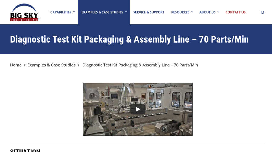 Big Sky Engineering, Inc. website