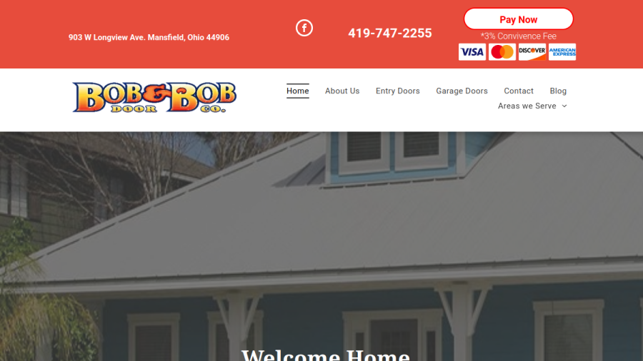 Bob & Bob Door Co website