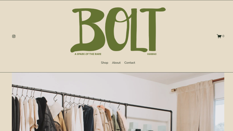 Screenshot of Bolt Hawaii website