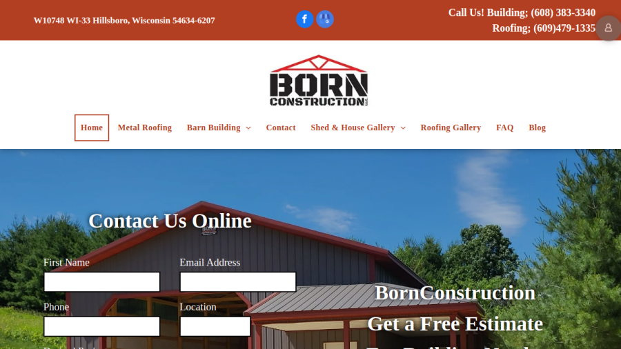 BornConstruction website