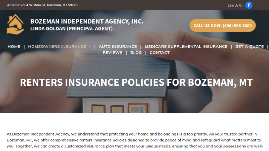 Bozeman Independent Agency website